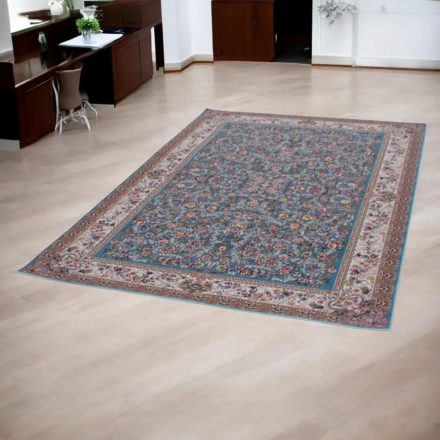 Dywan perski Kerman niebieski 150x225 dywan luksusowy z akrylu