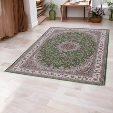 Dywan perski Isfahan zielony 150x225 dywan luksusowy z akrylu