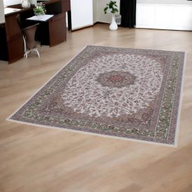   Dywan perski Isfahan beżowy 150x225 wysokiej jakości Dywan do salonu z akrylu z Iranu