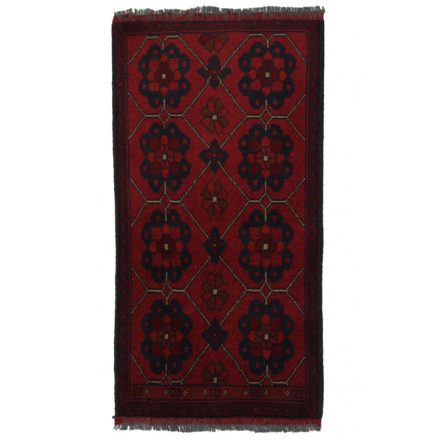 Dywan Afgan wełniany Kargai Caucasian 49x97 ręcznie wiązany dywan orientalny
