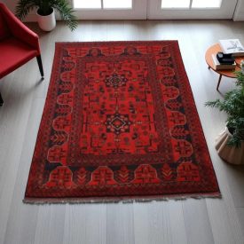 Dywan Afgan wełniany Bokhara 97x147 ręcznie wiązany dywan orientalny