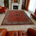 Duży dywan irański Heriz 237x325 ręcznie tkany perski dywan do salonu