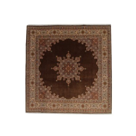 Duży dywan perski Moud 247x251 ręcznie tkany tradycyjny irański dywan