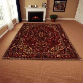   Dywan irański Bakhtiari 212x303 ręcznie tkany perski dywan do salonu