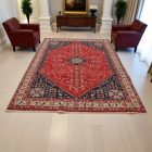 Dywan irański Abadeh 195x297 ręcznie tkany perski dywan do salonu