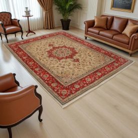 Dywan irański Yazd 199x255 Ręcznie tkany perski dywan do salonu