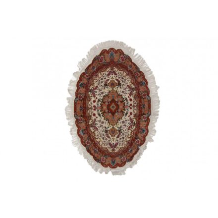 Dywan okrągły Tabrizi 97x152 ręcznie tkany tradycyjny perski dywan