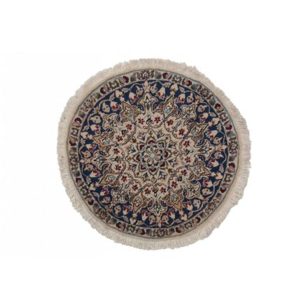 Dywan okrągły Nain 76x78 ręcznie tkany tradycyjny perski dywan