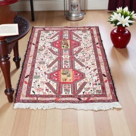 Kilim tkany ręcznie wełniane 100x143 kilim do salonu, kilim do sypialni