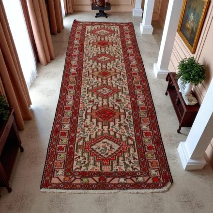 Chodnik dywanowy kilim sumak 73x282 ręcznie tkany irański dywan do przedpokoju