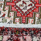 Chodnik dywanowy kilim sumak 73x282 ręcznie tkany irański dywan do przedpokoju