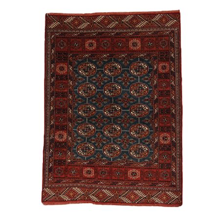 Dywan irański Turkhmen 144x156 ręcznie tkany tradycyjny perski dywan