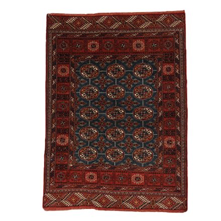 Dywan irański Turkoman 144x156 ręcznie tkany tradycyjny dywan perski
