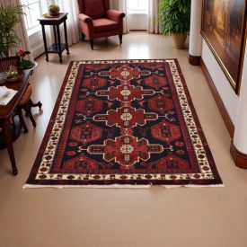 Dywan irański Abadeh 130x197 ręcznie tkany tradycyjny perski dywan