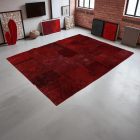 Design dywan fioletowy Patchwork 165x222 dywan do salonu