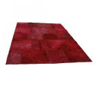 Design dywan fioletowy Patchwork 165x222 dywan do salonu