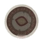 Dywan okrągły beżowy Mahi 150x150 ekskluzywny perski dywan z akrylu