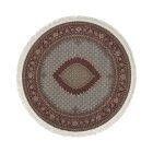 Dywan okrągły beżowy Mahi 200x200 ekskluzywny perski dywan z akrylu