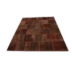Design dywan brązowy Patchwork 170x235 dywan do salonu