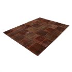Design dywan brązowy Patchwork 170x235 dywan do salonu