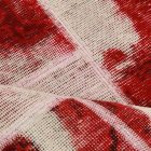 Design dywan czerwony-biały Patchwork 170x241 dywan do salonu