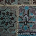 Design dywan zielony Patchwork 169x238 dywan do salonu