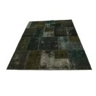 Design dywan zielony Patchwork 168x239 dywan do salonu