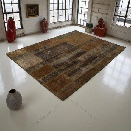 Design dywan zielony Patchwork 167x240 dywan do salonu