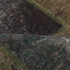 Design dywan zielony Patchwork 167x240 dywan do salonu