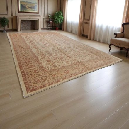 Ziegler dywan wełniany beżowy 363x530 ręcznie wiązany klasyczny dywan