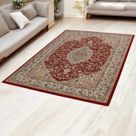   Dywan perski Isfahan bordowy 160x230 luksusowy akrylowy dywan do salonu