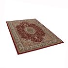Dywan perski Isfahan bordowy 160x230 luksusowy akrylowy dywan do salonu