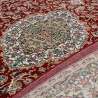 Dywan perski Isfahan bordowy 160x230 luksusowy akrylowy dywan do salonu