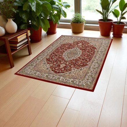 Dywan perski bordowy Medalion 60x90 premium dywan do salonu lub sypialni