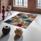 Design dywan multicolor Patchowork 100x145 dywan do salonu