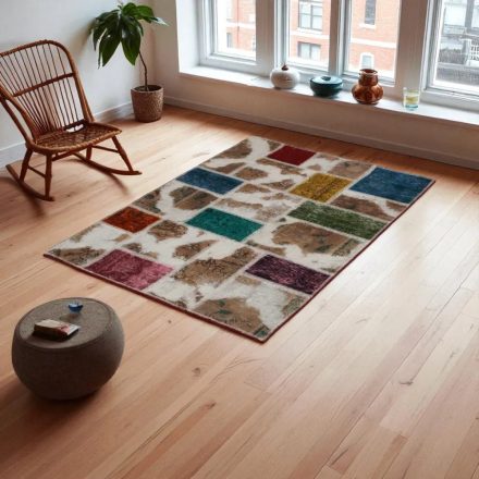 Design dywan multicolor Patchowork 100x145 dywan do salonu