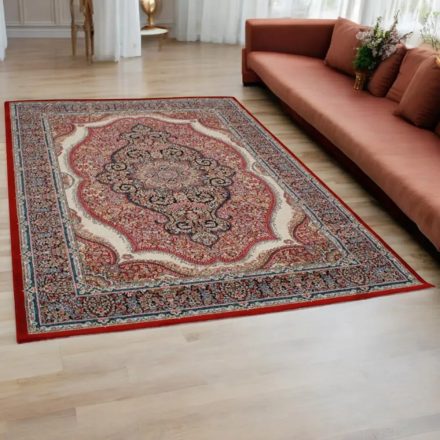 Dywan Perski bordowy MEDALION 200x300 wysokiej jakości dywan do salonu z akrylu