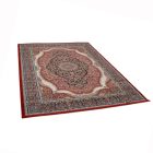 Dywan akrylowy ze wzorem Medalion - bordowy 60x90