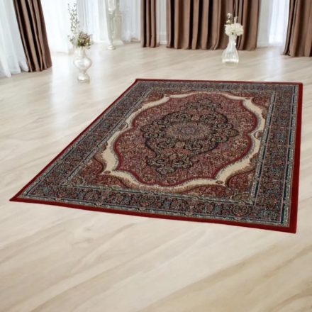 Dywan perski bordowy Medalion 80x120 ekskluzywny dywan akrylowy