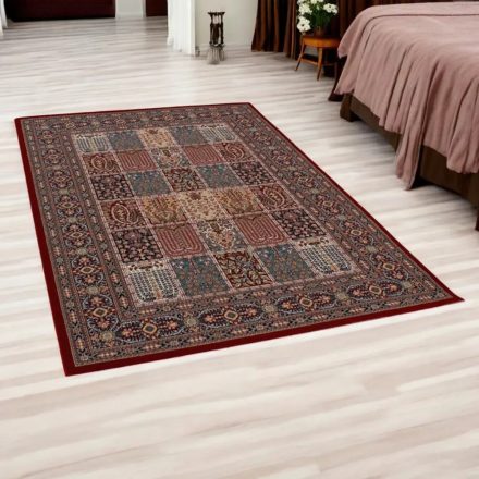 Dywan Perski bordowy KHESHTI 140x200 luksusowy dywan akrylowy