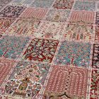 Dywan Perski bordowy KHESHTI 140x200 luksusowy dywan akrylowy