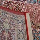 Dywan Perski bordowy KHESHTI 140x200 luksusowy dywan akrylowy