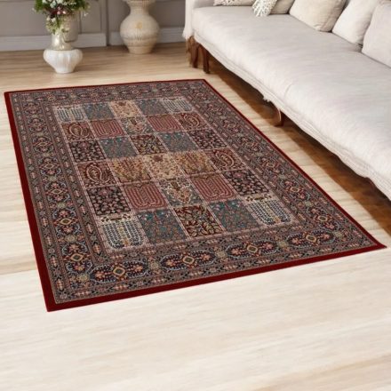 Dywan Perski bordowy KHESHTI 160x230 ekskluzywny dywan do salonu z akrylu