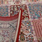 Dywan Perski bordowy KHESHTI 160x230 ekskluzywny dywan do salonu z akrylu