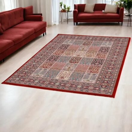 Dywan Perski bordowy KHESHTI 200x300 wysokiej jakości dywan do salonu z akrylu
