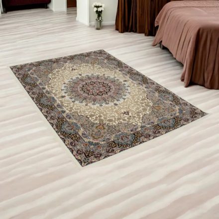 Dywan perski Isfahan beżowy 140x200 dywan luksusowy z akrylu