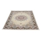 Dywan perski Isfahan beżowy 140x200 dywan luksusowy z akrylu