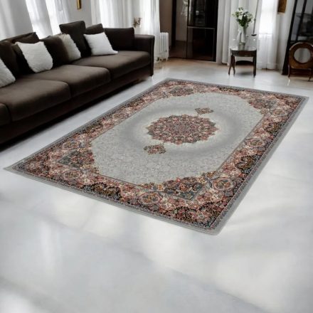 Dywan Perski szary TABRIZ 160x230 ekskluzywny dywan do salonu z akrylu