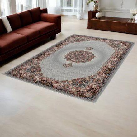 Dywan Perski szary TABRIZ 200x300 luksusowy dywan do salonu z akrylu