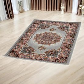Dywan perski Isfahan szary 80x120 ekskluzywny dywan akrylowy